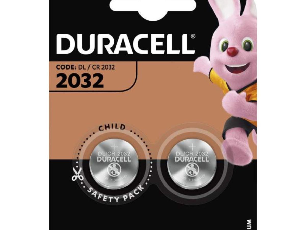 Duracell Piles CR2032  Pile Bouton Lithium blister de 2 à 5 piles