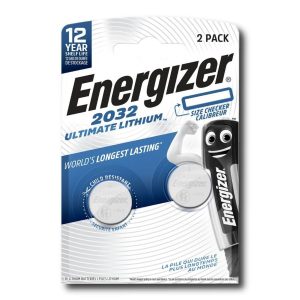 Pile CR2032 Energizer Ultimate | Blister de 2 ou 4 piles Lithium